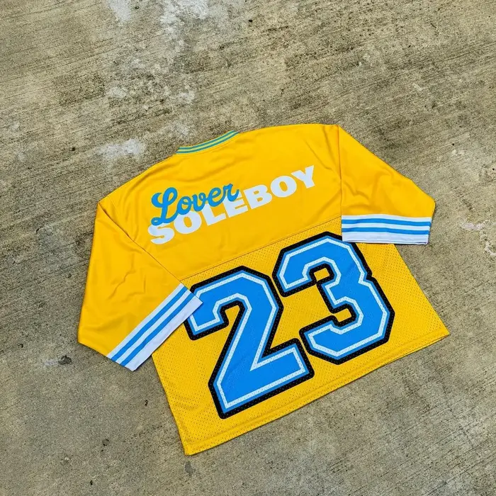 T-shirt de Baseball jaune