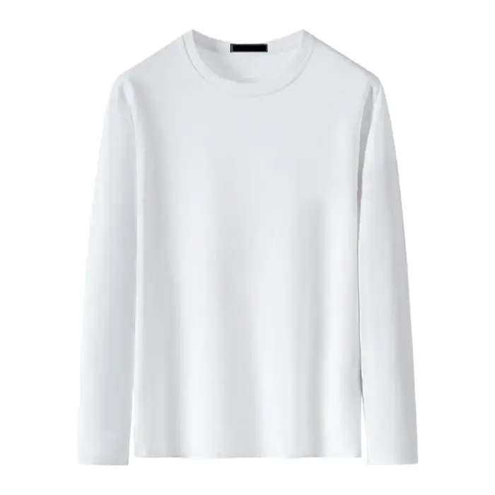 T-shirt en coton à manches longues pour homme