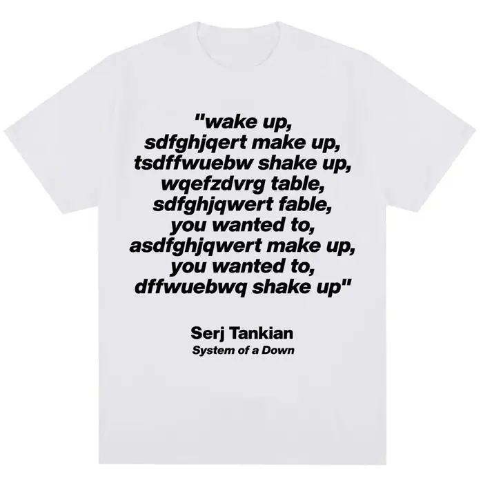 T-shirt graphique System of A Down Chop Suey pour hommes et femmes, mode Hip-hop rétro imprimé d'été