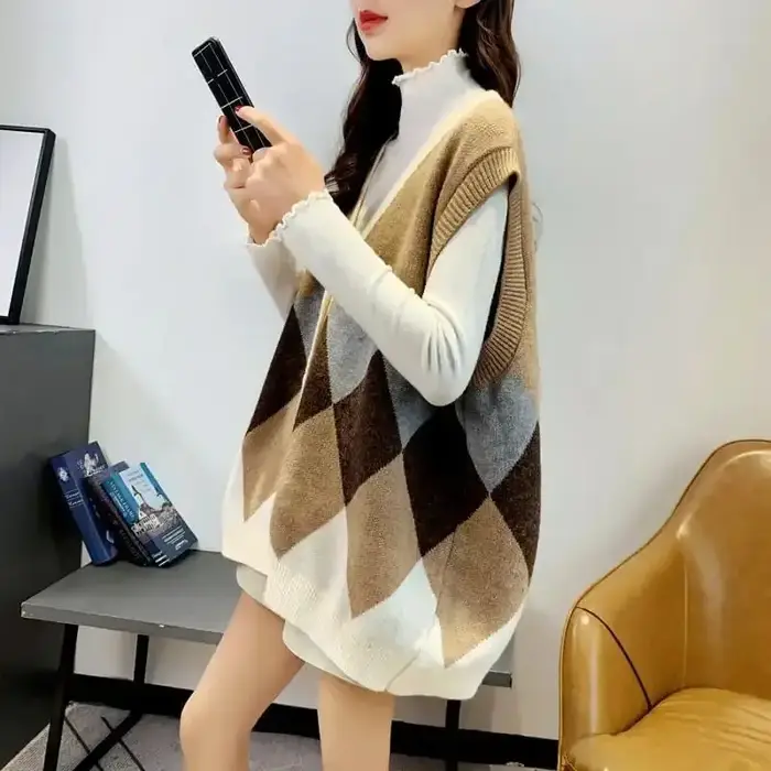 Cardigan tricoté pour femmes