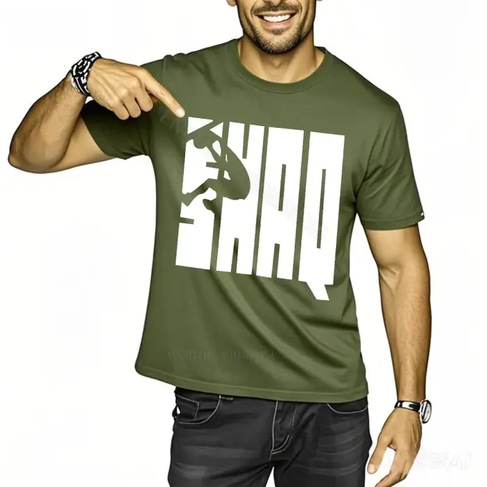 T-shirt homme graphique surdimensionné