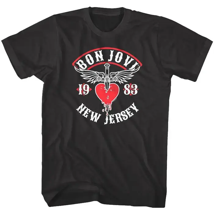 Bande de Rock en métal lourd Bon Jovi Keep The Faith USA Tour 1993 Album Concert Merch décontracté a