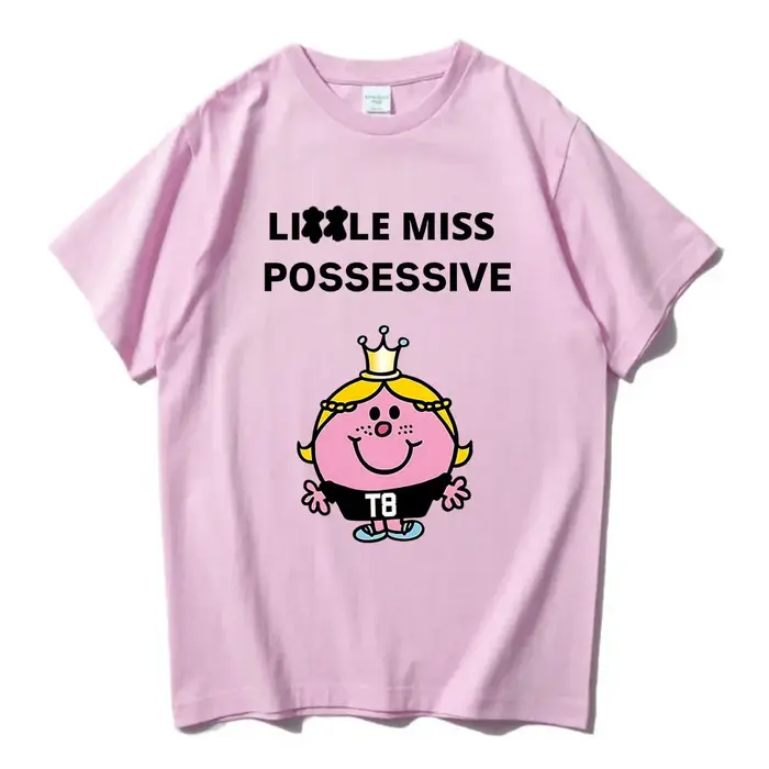 Tate McRae chanteur graphique t-shirts Miss possessif Tour du monde 2025 t-shirt coton haute qualité homme