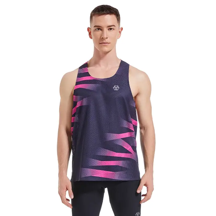 Débardeur de Marathon léger sans couture pour la course à pied, T-Shirt d'entraînement sans manches,