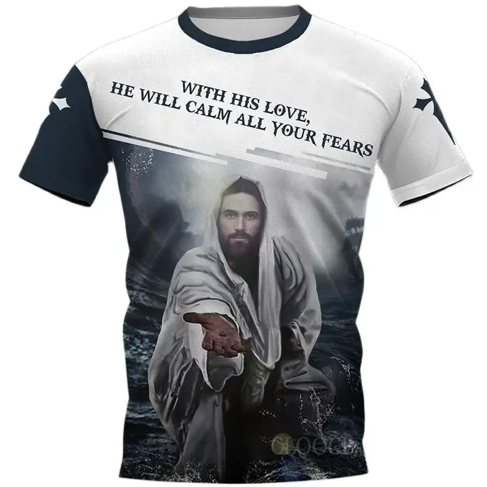 T-shirt graphique chrétien de Jésus pour hommes et femmes