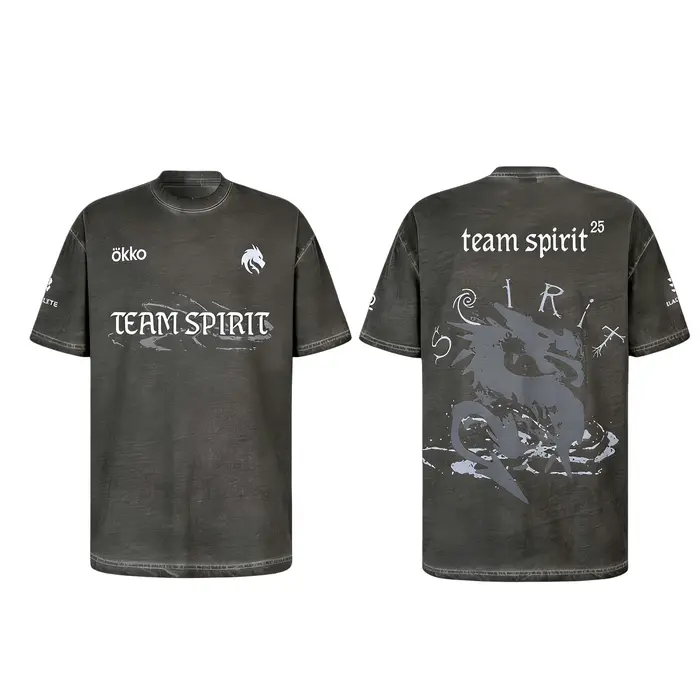 Maillot Team Spirit PRO KIT CS2 Esports Club, uniforme d'entraînement personnalisé pour joueur, t-sh