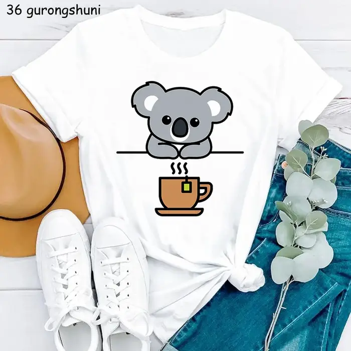 T-shirt femme blanc, humoristique et estival