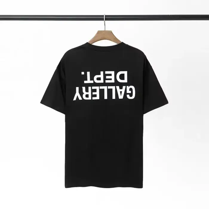 GALLERY DEPT inspiré revers imprimé T-Shirt 100% coton surdimensionné Streetwear T-Shirt hommes femm