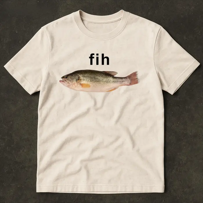 T-shirt Fih Fish pour homme