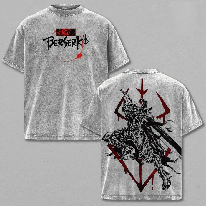 T-shirt Berserk Guts Manga pour hommes