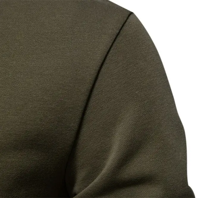 Nouveau t-shirt à manches longues pour hommes solide printemps décontracté