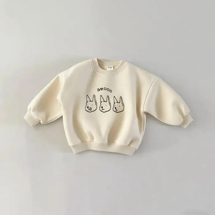 Sweat-shirt à manches longues pour garçons et filles