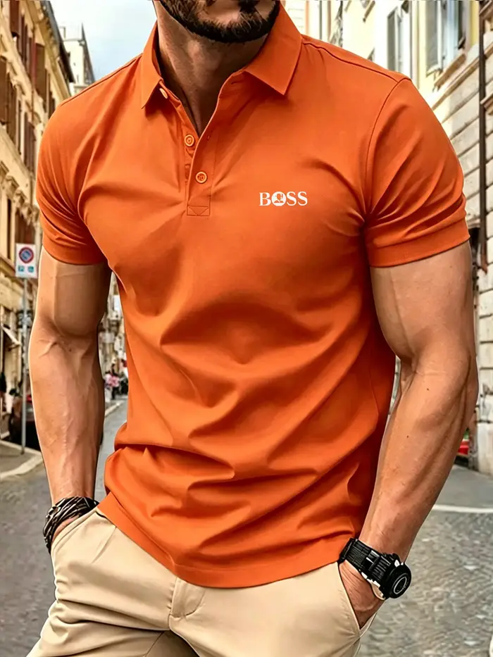 Polo à manches courtes pour homme – Nouvelle collection été 2026 – Plusieurs couleurs – Qualité supérieure – Confortable et respirant – Hauts décontractés pour le quotidien