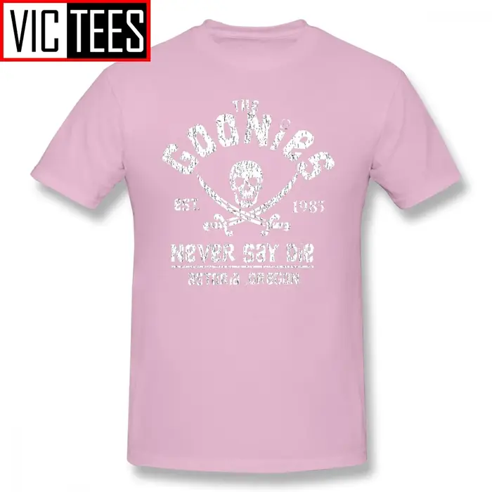 T-Shirt graphique Goonies pour hommes, 100% coton, amusant, pour la plage