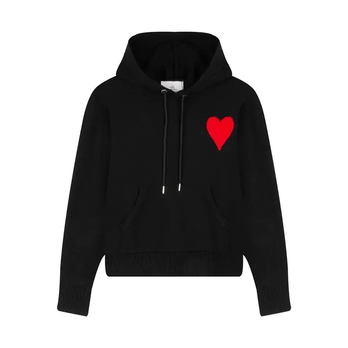 NOUVEAU Automne 2025 – Sweat à capuche tendance pour femme, broderie macaron en forme de cœur avec l