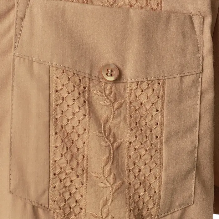 Mode homme Guayabera traditionnel mexicain Cuba chemises de plage printemps et été loisirs bouton Style arabe