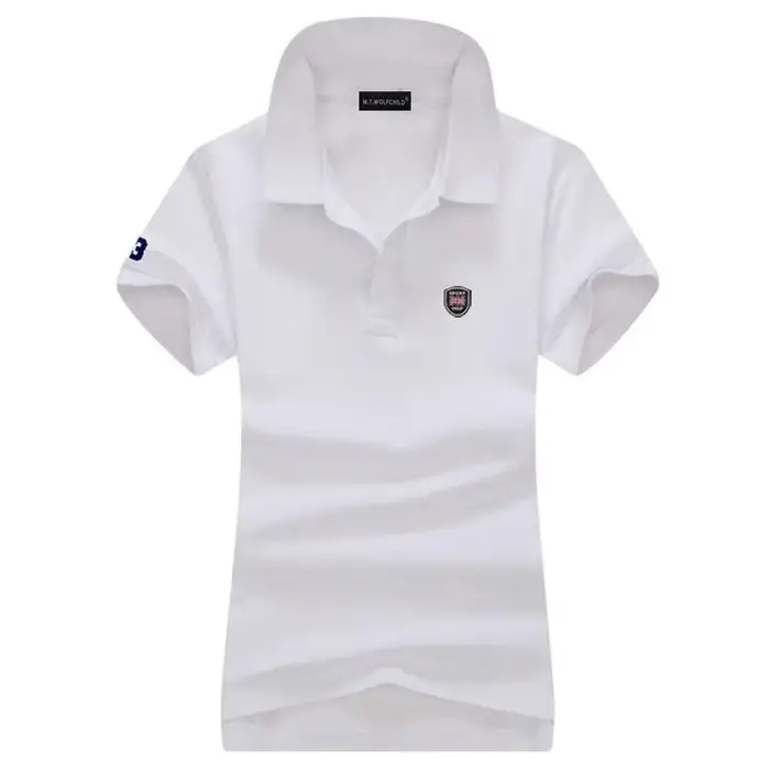 Vêtements de mode Polos Femme été nouveau Polo pour femmes chemise à manches courtes col Polo t-shir