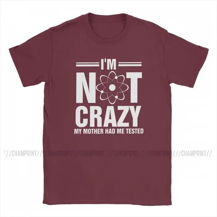 La théorie du Big Bang citation drôle T-Shirts hommes 100% coton nouveauté