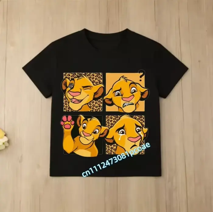 T-shirt Le Roi Lion Simba 2026 pour enfants