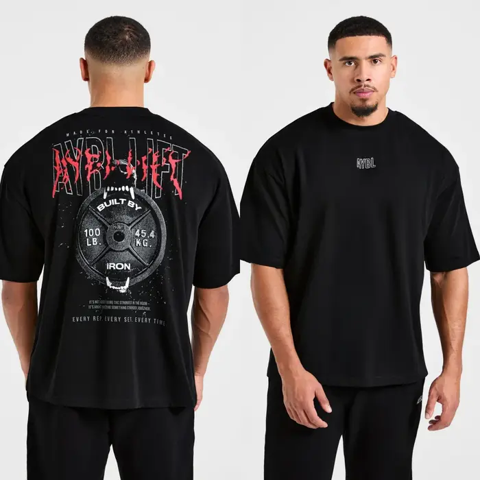 T-shirt en coton avec logo classique noir