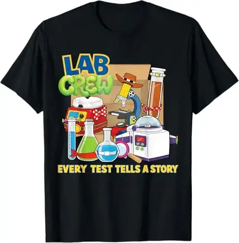 T-shirt Y2K pour équipe de laboratoire amusante, assistant médical, semaine du laboratoire, vêtement