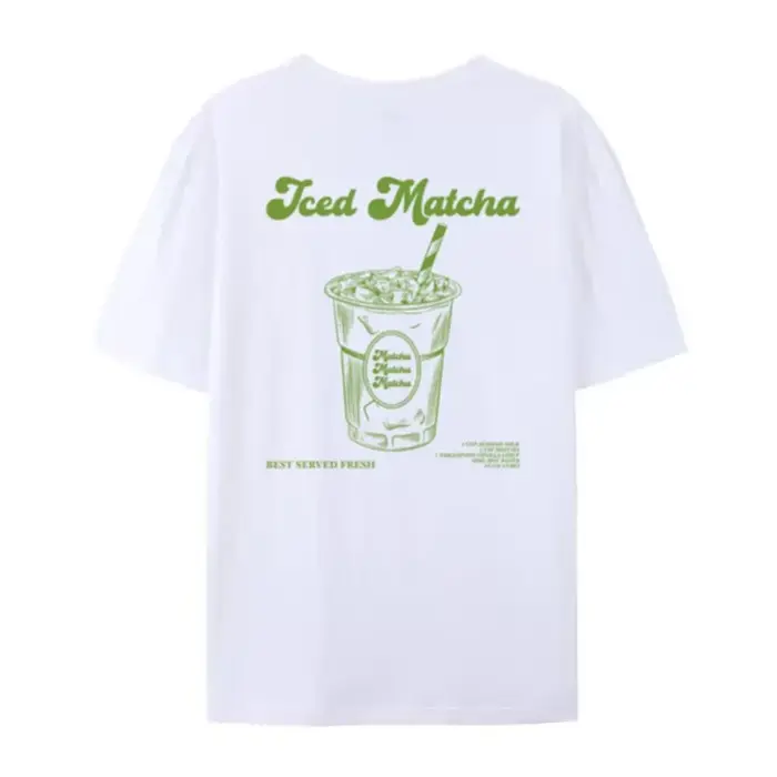Rétro esthétique glacé Matcha T-Shirts mignon