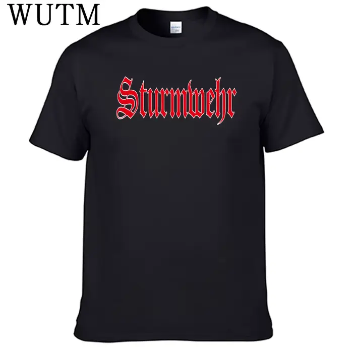 Nouveau groupe Sturmwehr t-shirt 100% coton hommes chemise