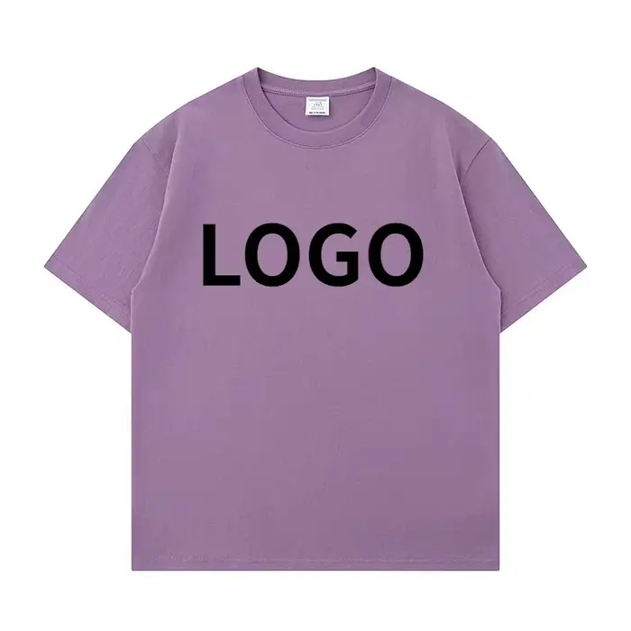 T-shirt personnalisé DTG imprimant votre conception 300GSM coton lourd surdimensionné hommes T-shirts bricolage