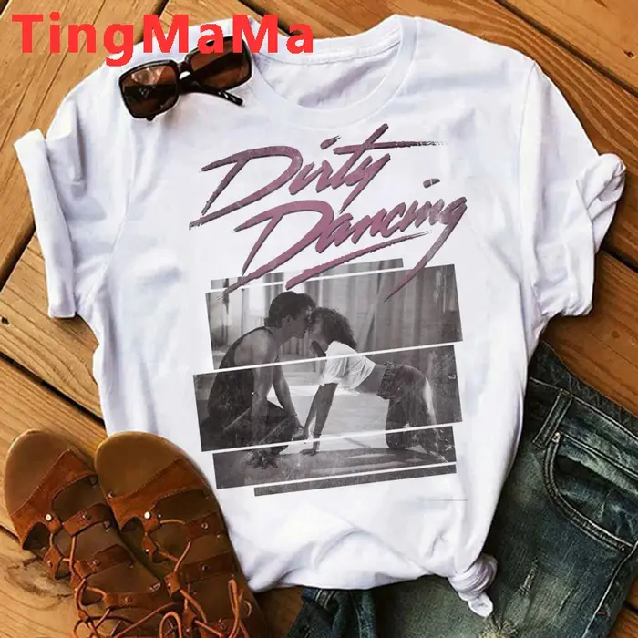 Film chaud danse sale T-shirt femmes Kawaii dessin animé graphique t-shirts unisexe Hip Hop Harajuku