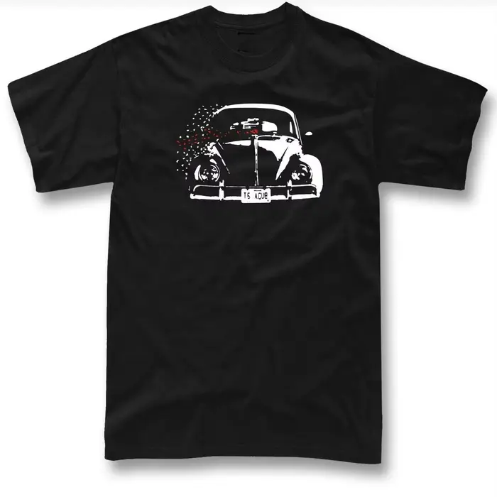 T-shirt Beetle Classic Car Type 1 1302 1200 avec illustrations. T-shirt d'été à manches courtes et c