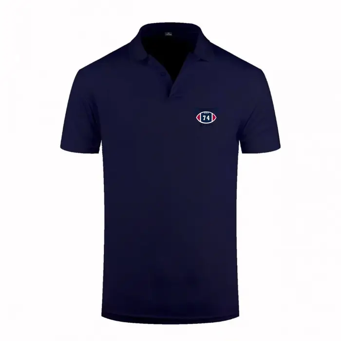 Nouveau Polo Athlétique Homme 2026 Sport 74 Logo Football Respirant Séchage Rapide T-shirt Décontracté pour l'Été