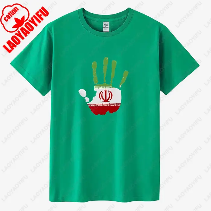 Iran drapeau graphique t-shirts carte de la ville Allah Abrahamic Religions fierté cadeau haute qualité coton T-shirt été femme homme hauts t-shirts