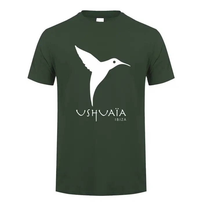 Ushuaia Ibiza t-shirt été hommes coton à manches courtes t-shirts cadeau homme