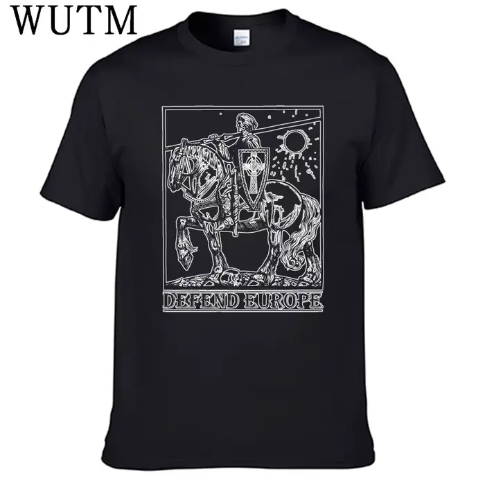Difendre l'Europe t-shirt 100% coton hommes chemise