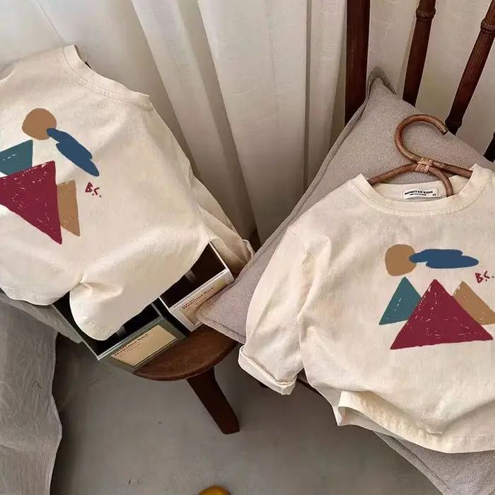 T-shirt à manches longues pour enfants de 2 à 7 ans