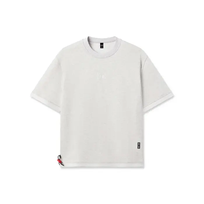 T-shirt de sport pour homme à manches courtes, coupe ample, en coton respirant, idéal pour l'entraîn