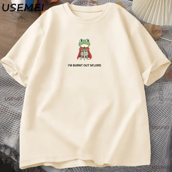 Burnt Out Knight Frog T-Shirt drôle DnD graphique