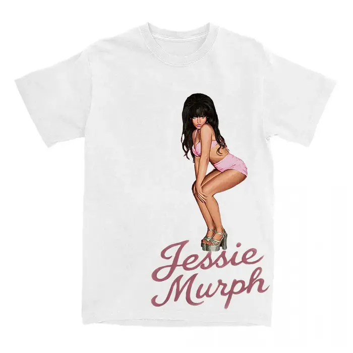 Peint dame T-shirt Jessie Murph sexe hystérie Album impression