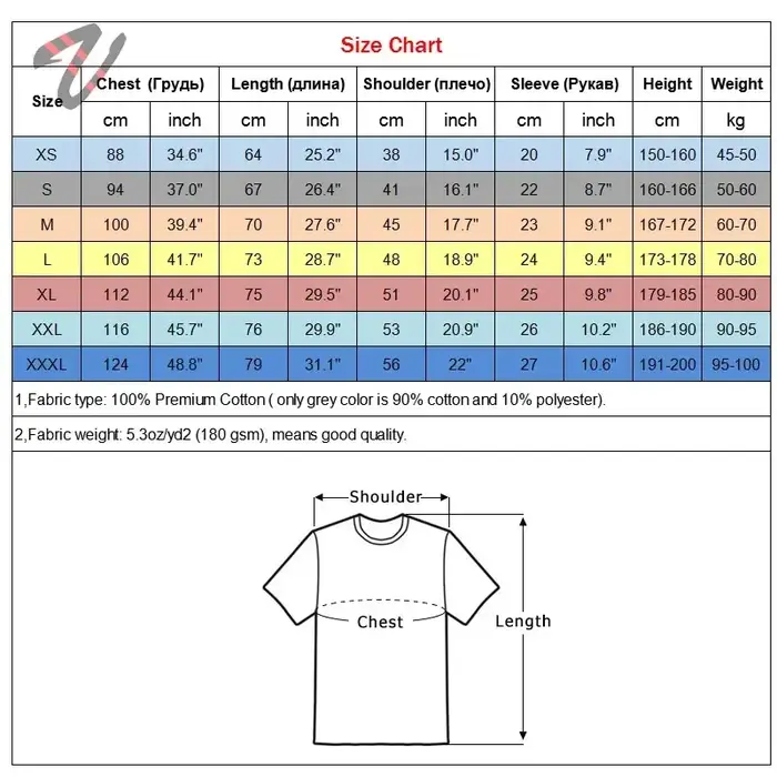 T-shirt à manches courtes pour hommes
