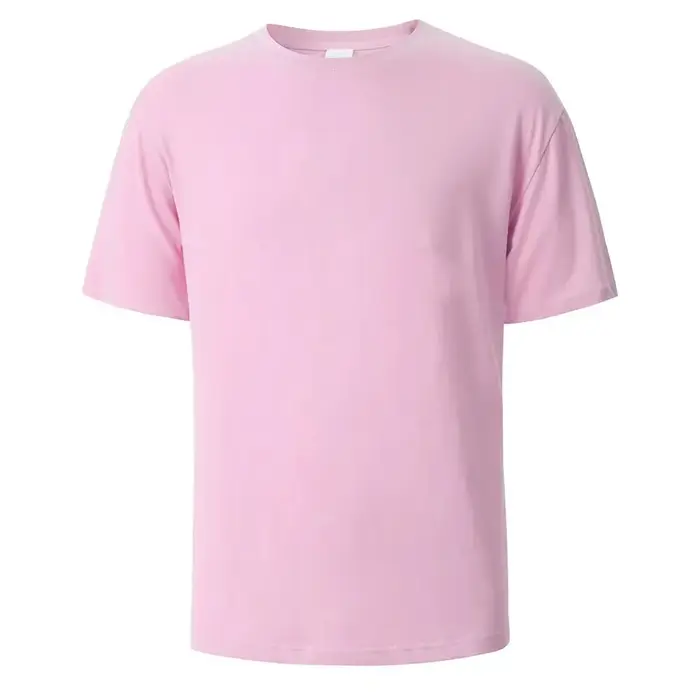 T-shirt blanc robuste en pur coton