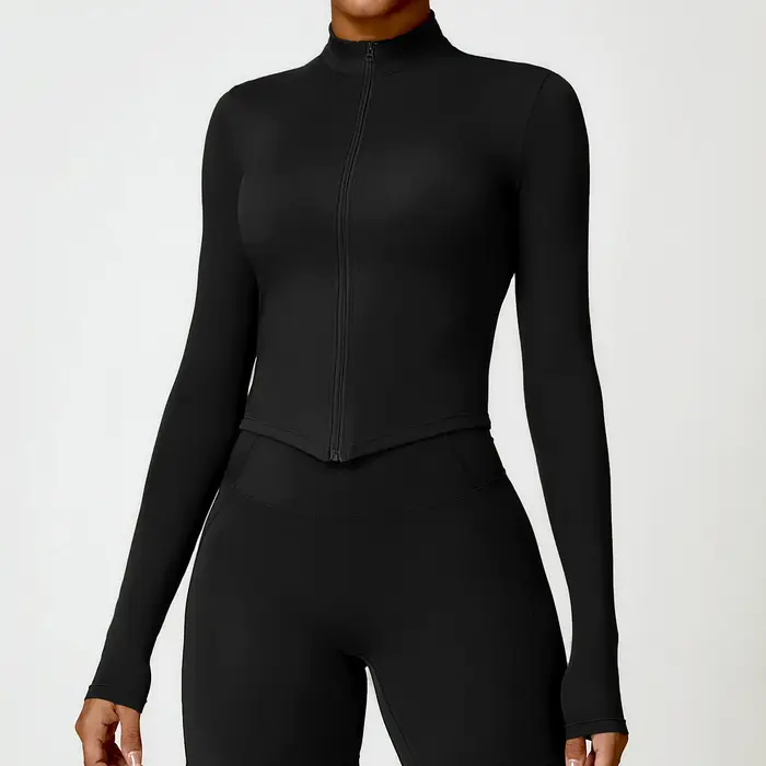 T-shirt à manches longues pour femmes, vêtements de course en plein air, Fitness, haut une pièce, no