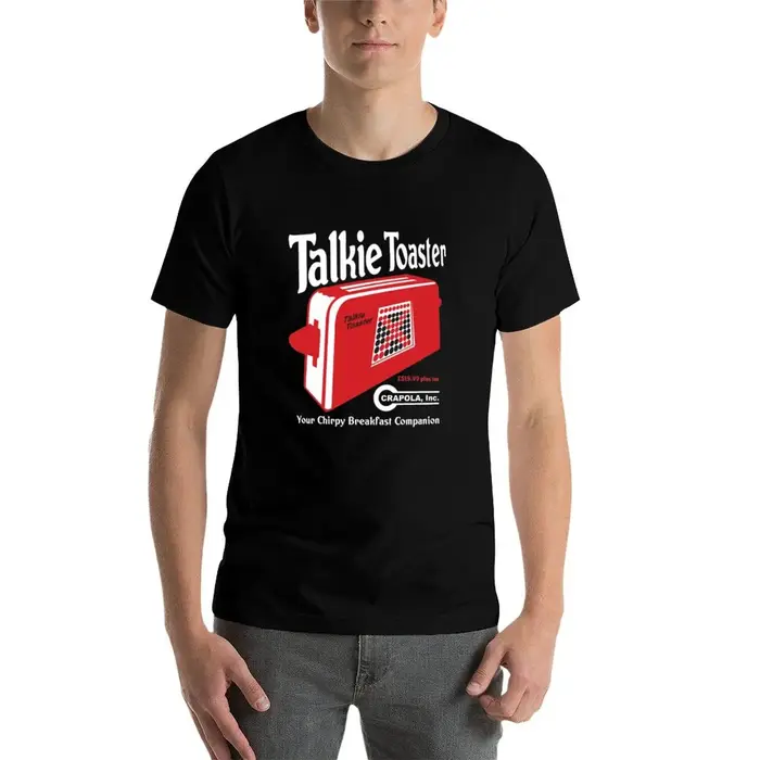 Talkie grille-pain petit déjeuner compagnon rouge nain-T-Shirt homme T-Shirt de luxe
