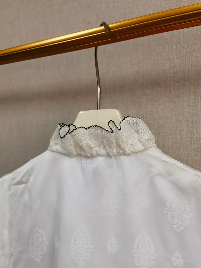 Nouvelle chemise d'été sans manches à col montant pour femme