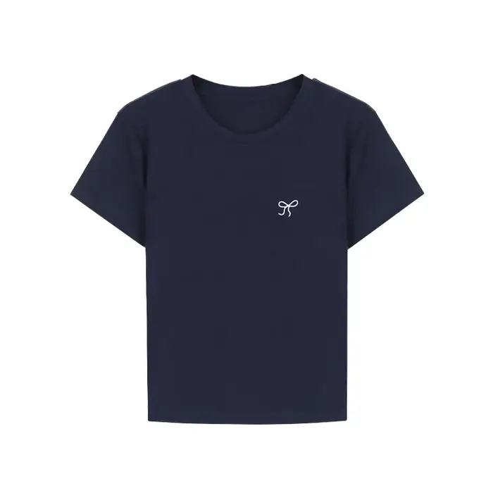 T-shirt Coréen K-Pop Rose Mignon Kawaii pour Femme – Style Vintage Y2K Crop Top – Vêtements d'Été Pa