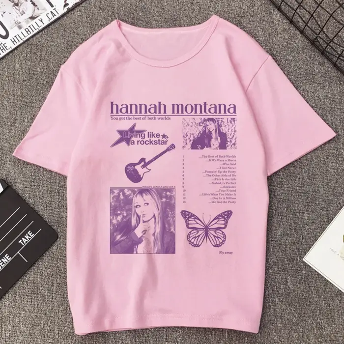T-shirt Hannah Montana pour femme