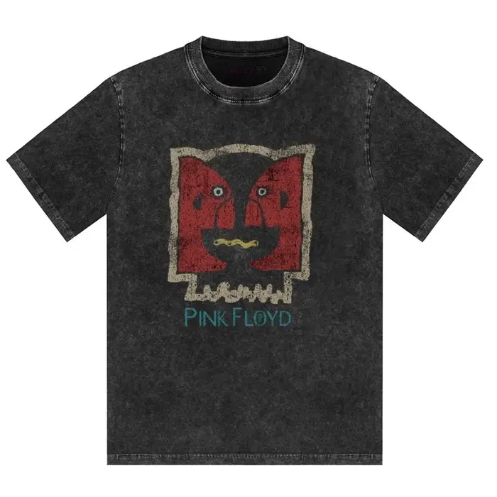 T-shirt pour homme Floyd Rock Pink Delayed Washed