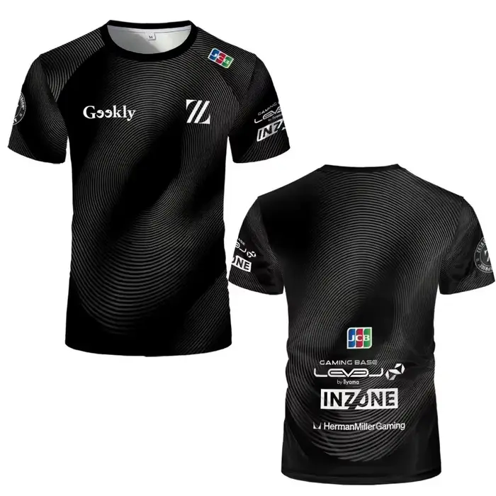 Maillot d'équipe d'e-sport ZETA DIVISION 2026 SITETAMPO – T-shirt unisexe à séchage rapide et respir