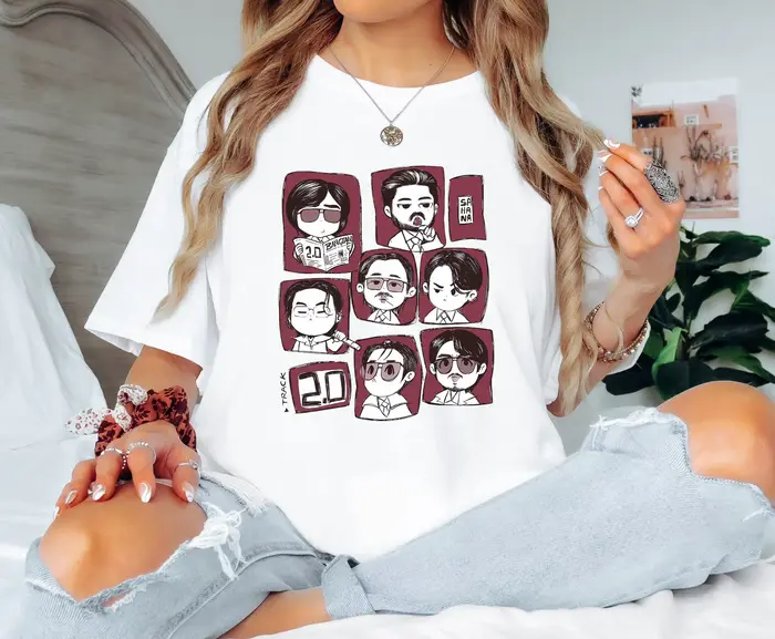 T-shirt mignon 2.0, T-shirt pour membres, cadeau pour fans de Kpop, tee-shirt Arirang World Tour 202