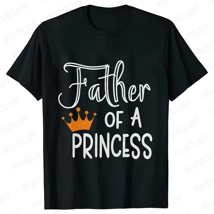 T-shirt graphique drôle père de la princesse fille du roi