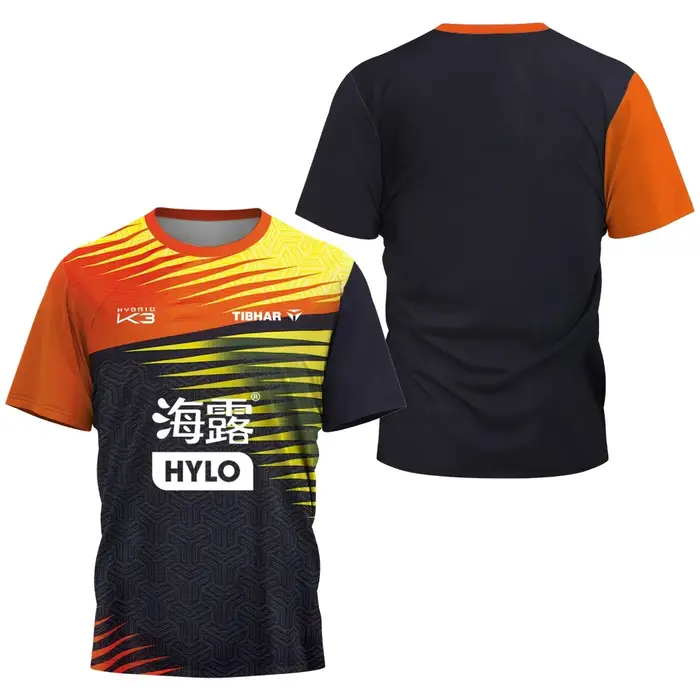 2025 Singapour Felix Lebrun League Vêtements T-shirt de tennis de table pour hommes